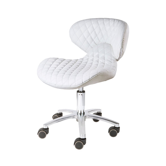 V Beauty Pure Pedicure Stool - Salon and Spa furniture - White