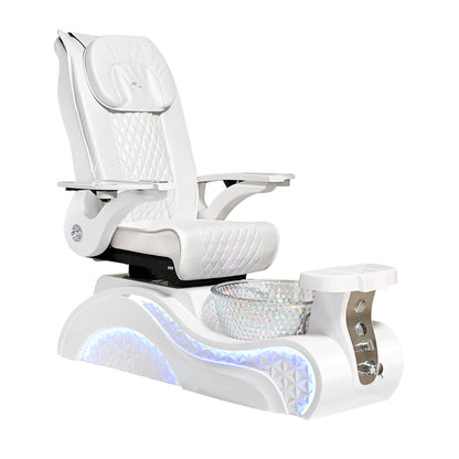 Lucent II Pedicure Chair - White