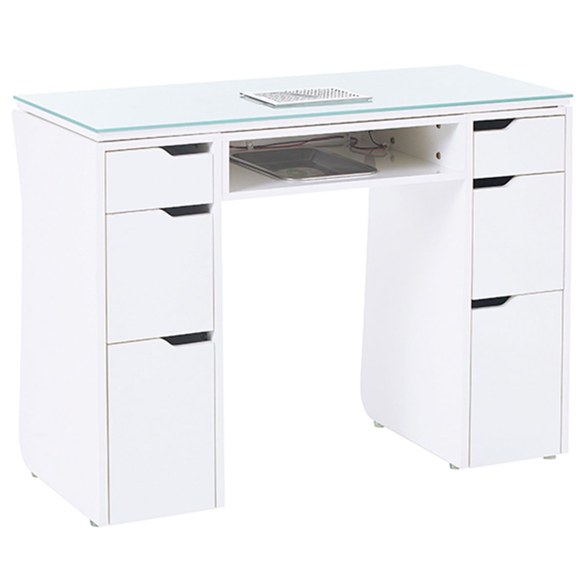 VICKI Manicure Nail Table - White - Tech Side